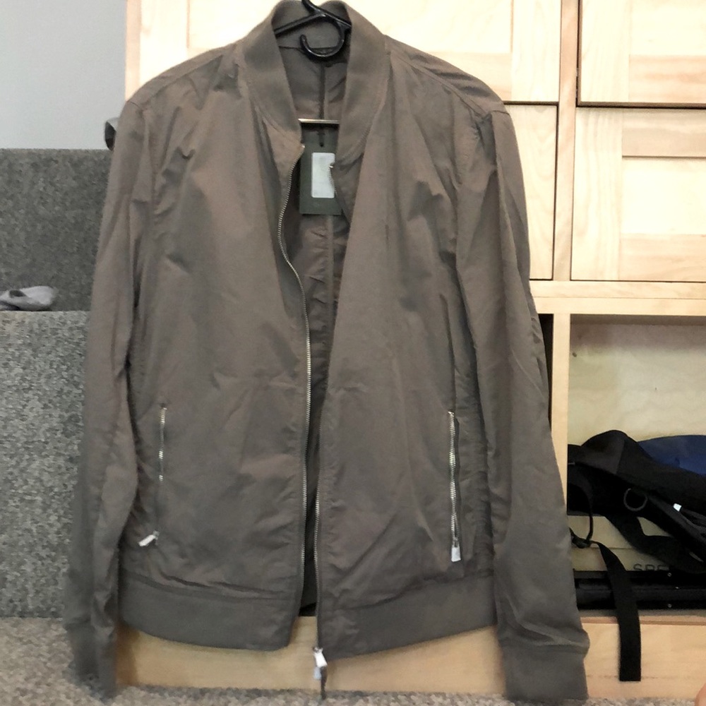 Allsaints Bassett Bomber Gray NWT